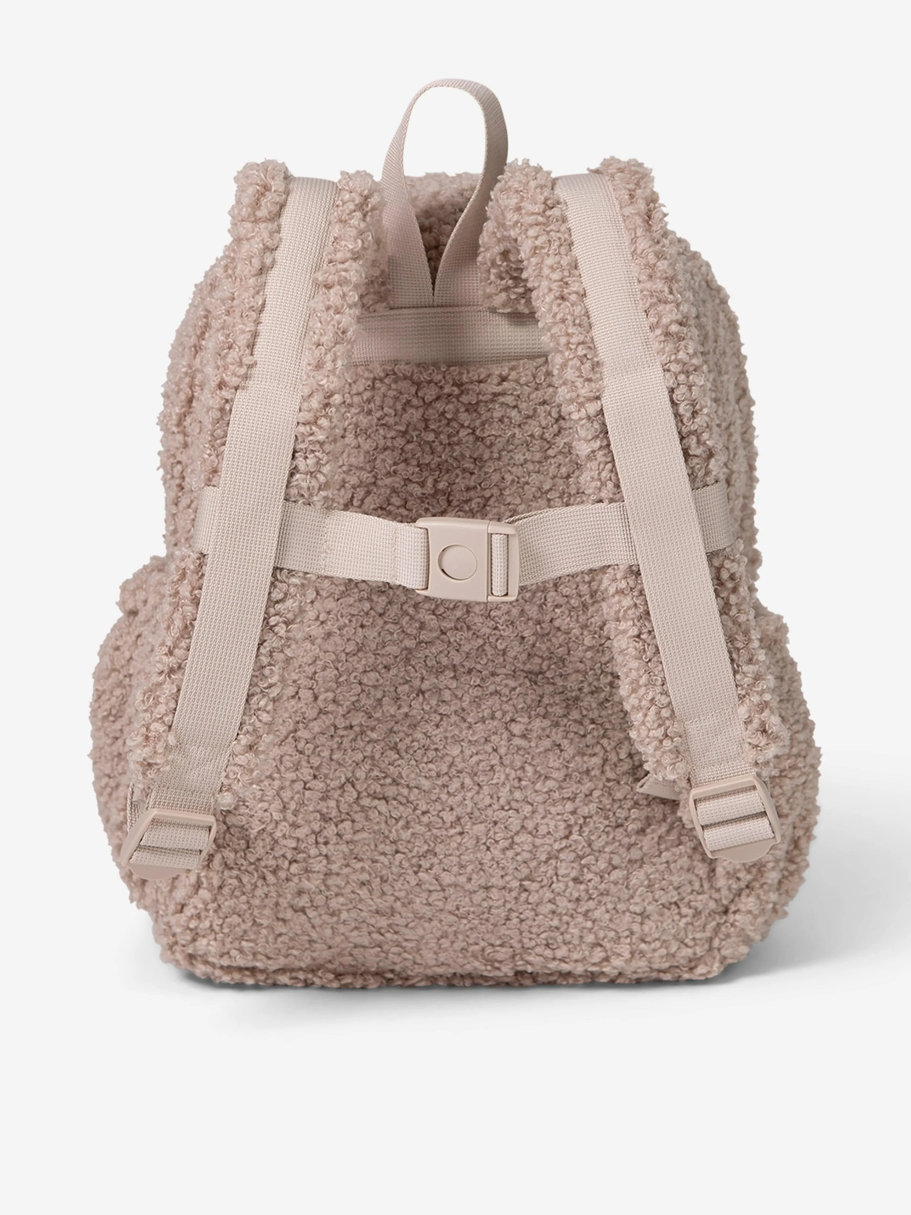 7AM Enfant Kids Teddy Backpack in Beige (35cm)