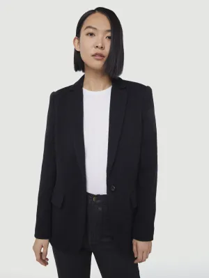 Classic Knit Blazer -- Noir