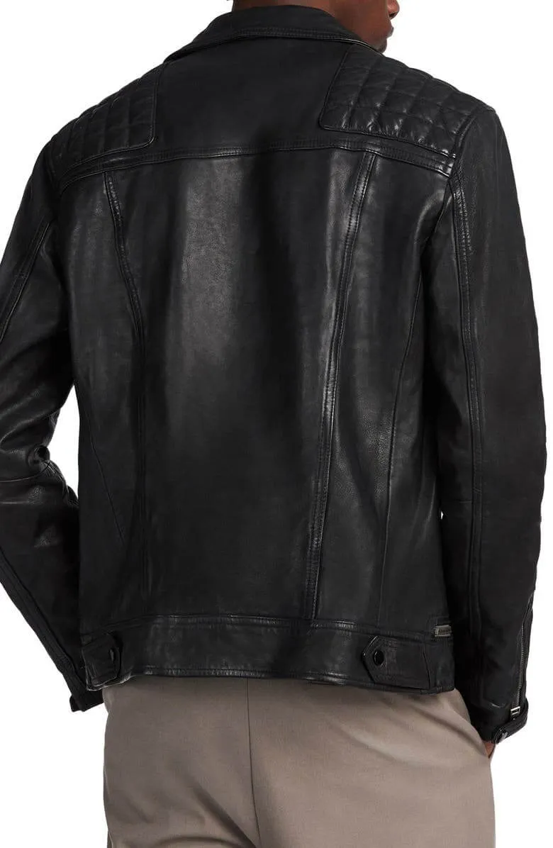 Conroy Leather Biker Jacket – Bold, Durable & Stylish Ride-Ready Outerwear