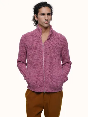 Dave Zip Cardigan in a Recycled Cotton Blend