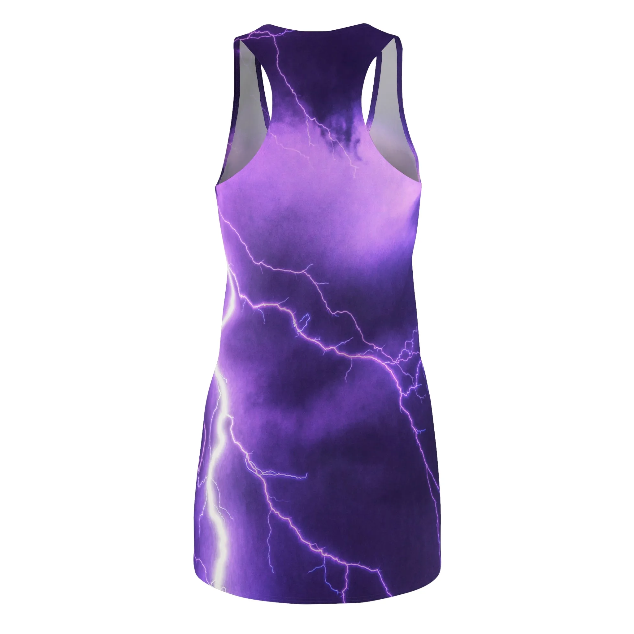 Electric Thunder - Inovax Women's Cut & Sew Racerback Dress