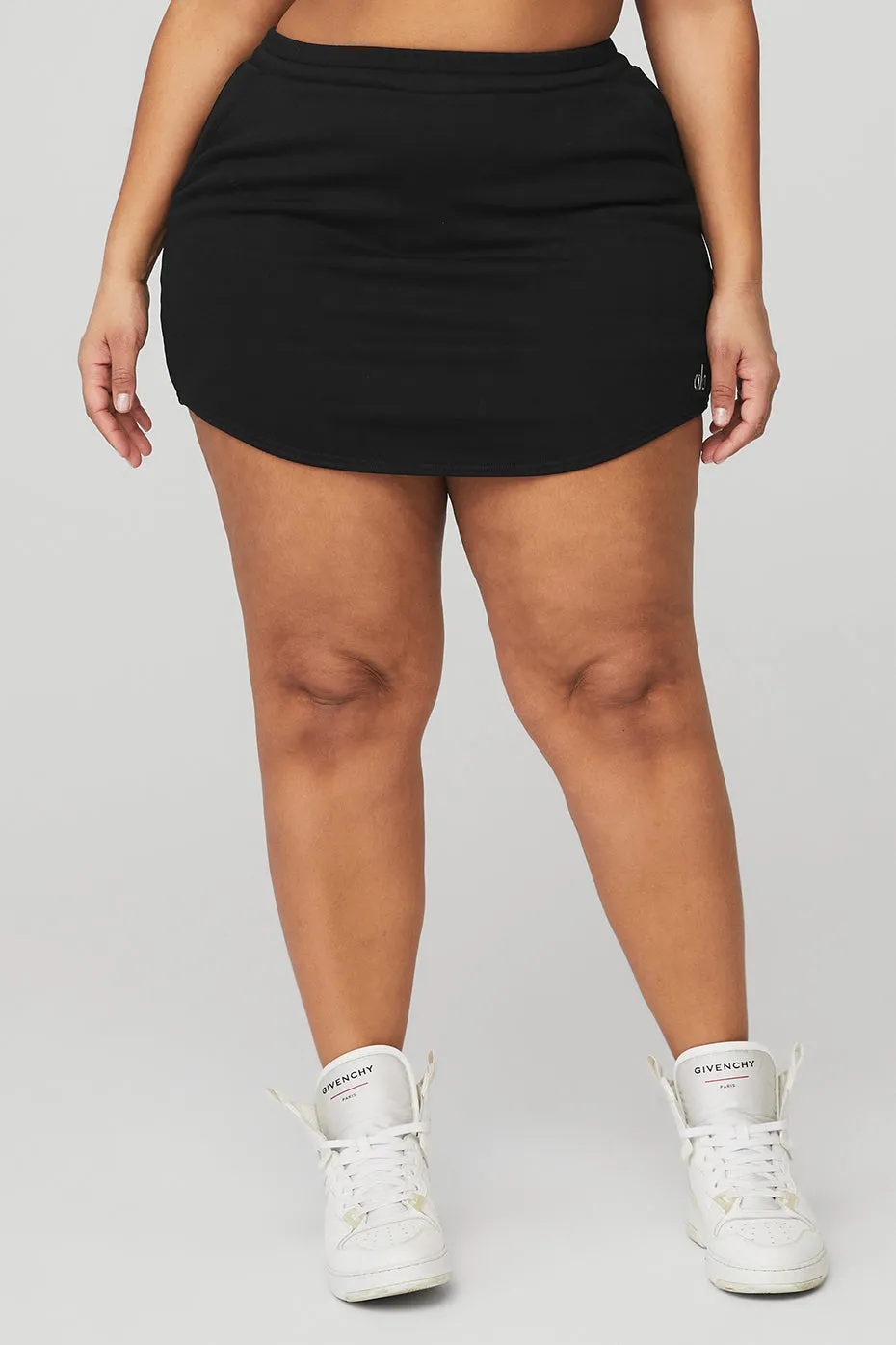 High-Waist Accolade Skirt - Black