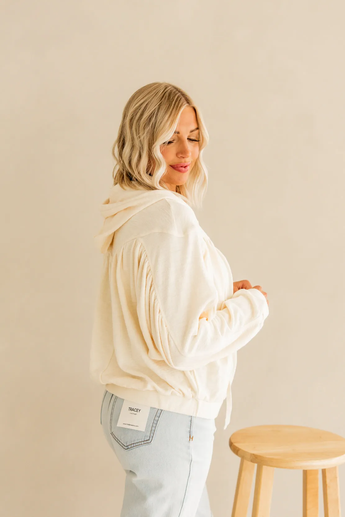 Hope Hooded Pullover | Cream