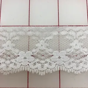 Lace Trim - 1.5-inches wide White Lace Close-Out