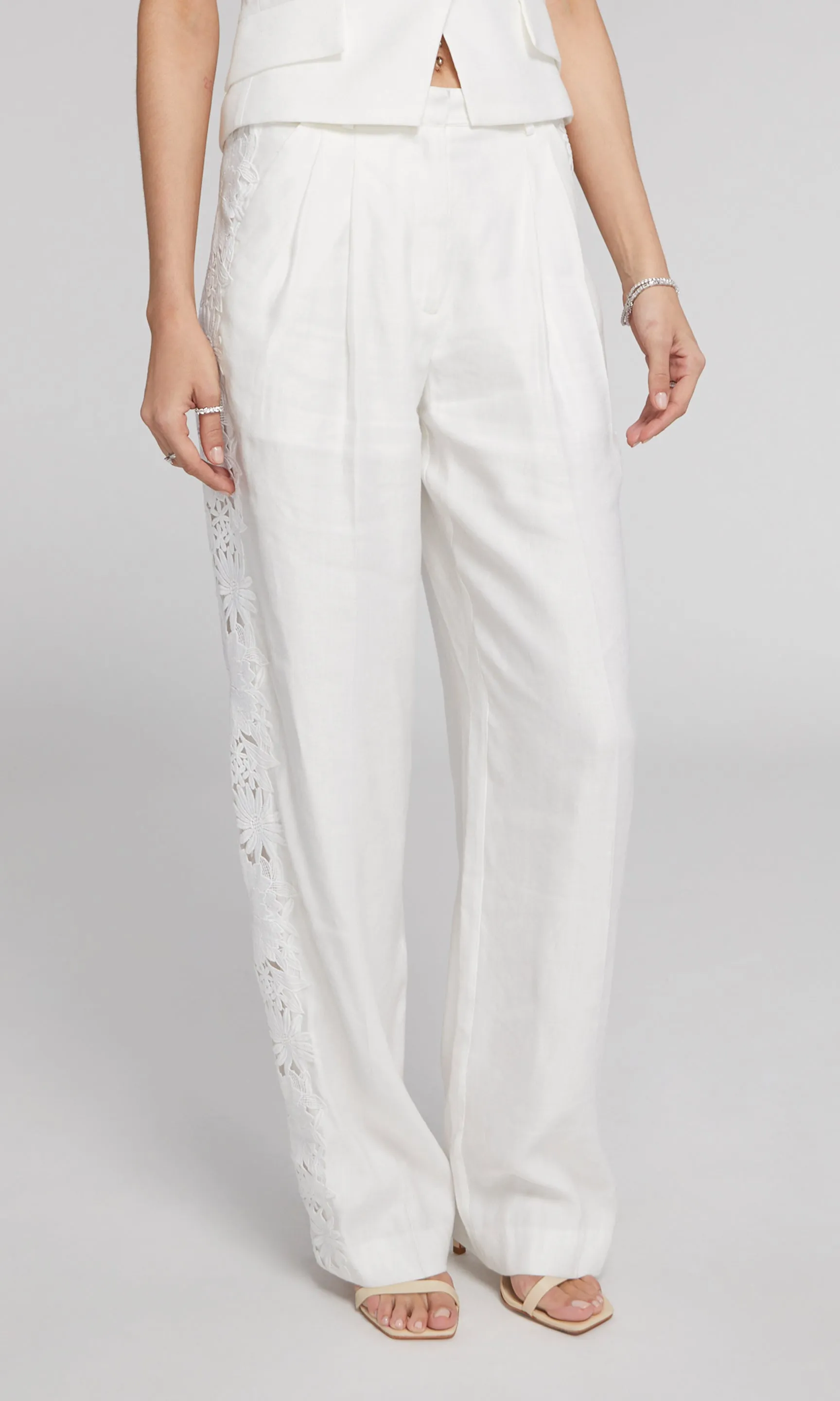 Lara Lace Combo Pants