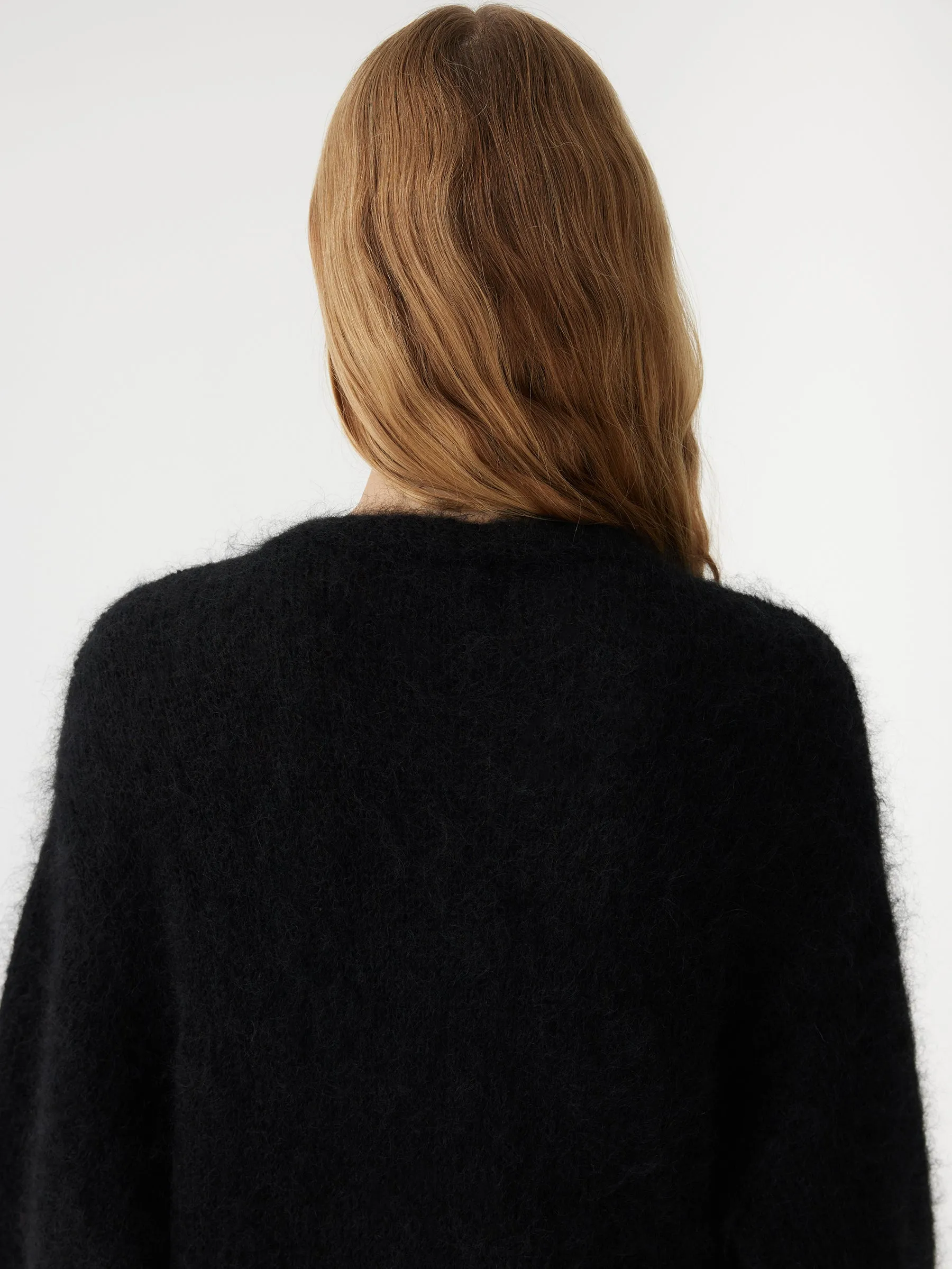 mohair wool cardigan