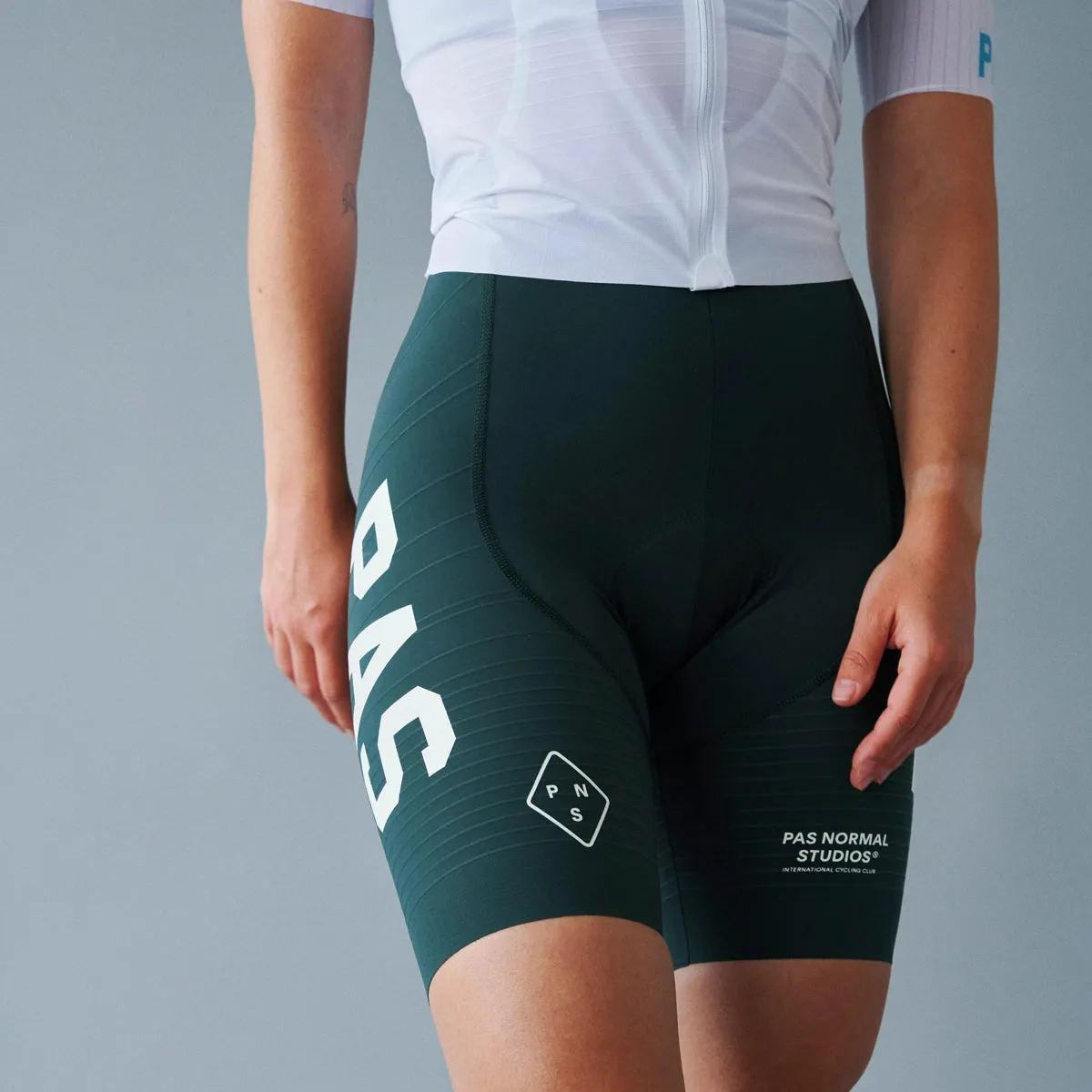 PAS NORMAL STUDIOS PAS Mechanism Pro Women Bib Shorts SS24 - Petroleum