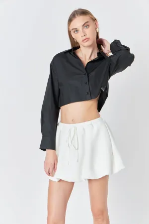 Scuba Balloon Mini Skirt