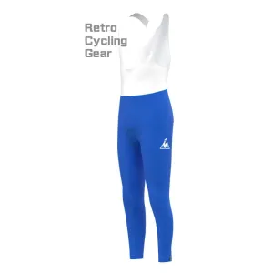 Tour de France Blue Retro Cycling Pants